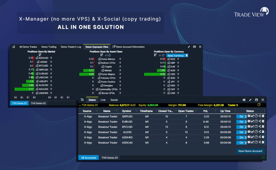 X-Manager (No More VPS) & X-Social (Copy Trading)